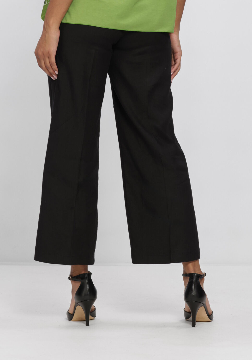 Zwarte CAMBIO Wijde broek CALIFORNIA - large