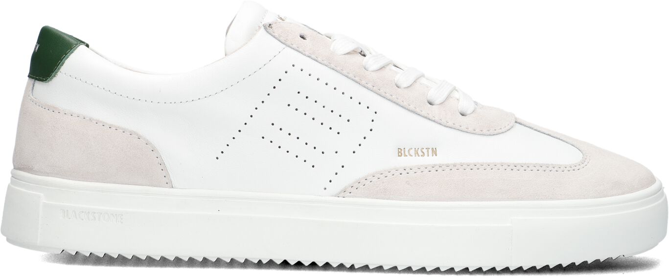 Blackstone Lage Sneakers Heren Slate Harper Perf, Maat: 40, Materiaal: Suède, Kleur: Wit