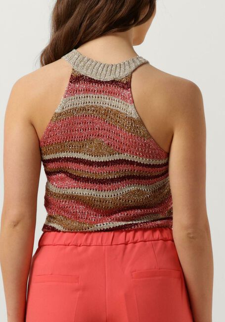 Multi SUMMUM Top HALTER TOP LUREX SWIRL KNIT - large