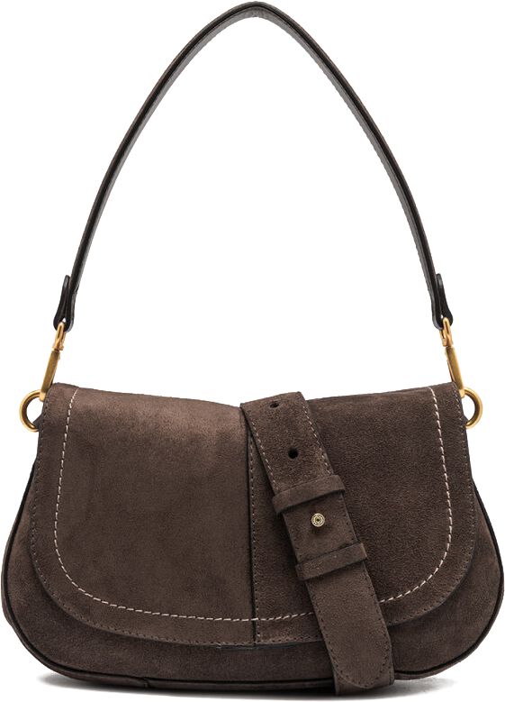 Gianni Chiarini Gianni Chiarini Handtas Dames Helena Round / Bs 12618, Materiaal: Suède, Kleur: Bruin