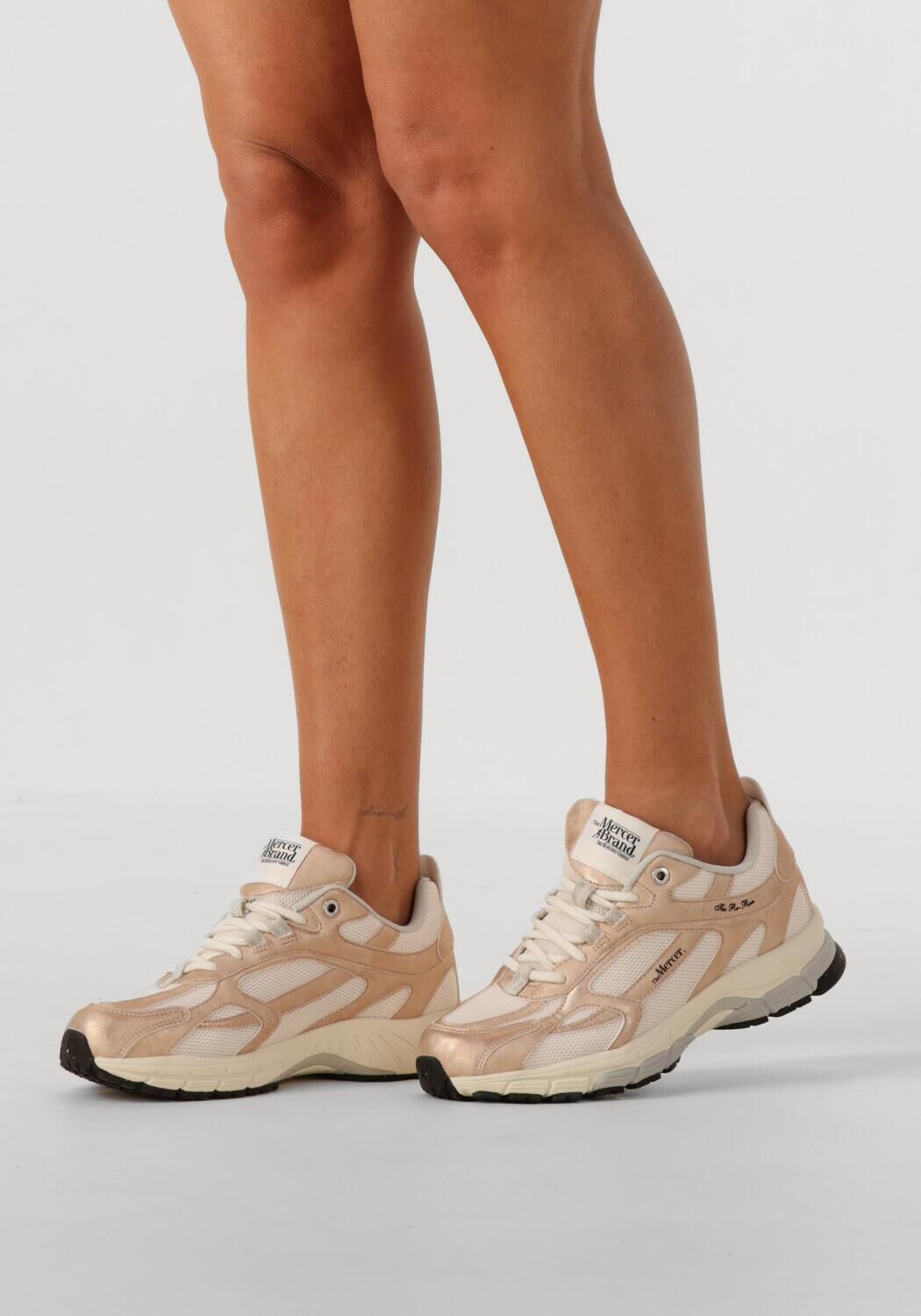 Bronskleurig MERCER AMSTERDAM Lage sneakers THE RE-RUN METALLIC - large