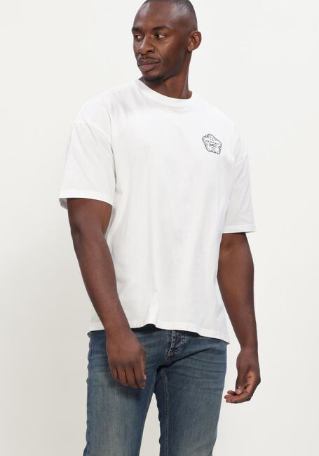 Witte DENHAM T-shirt ROOTS SS TEE - large