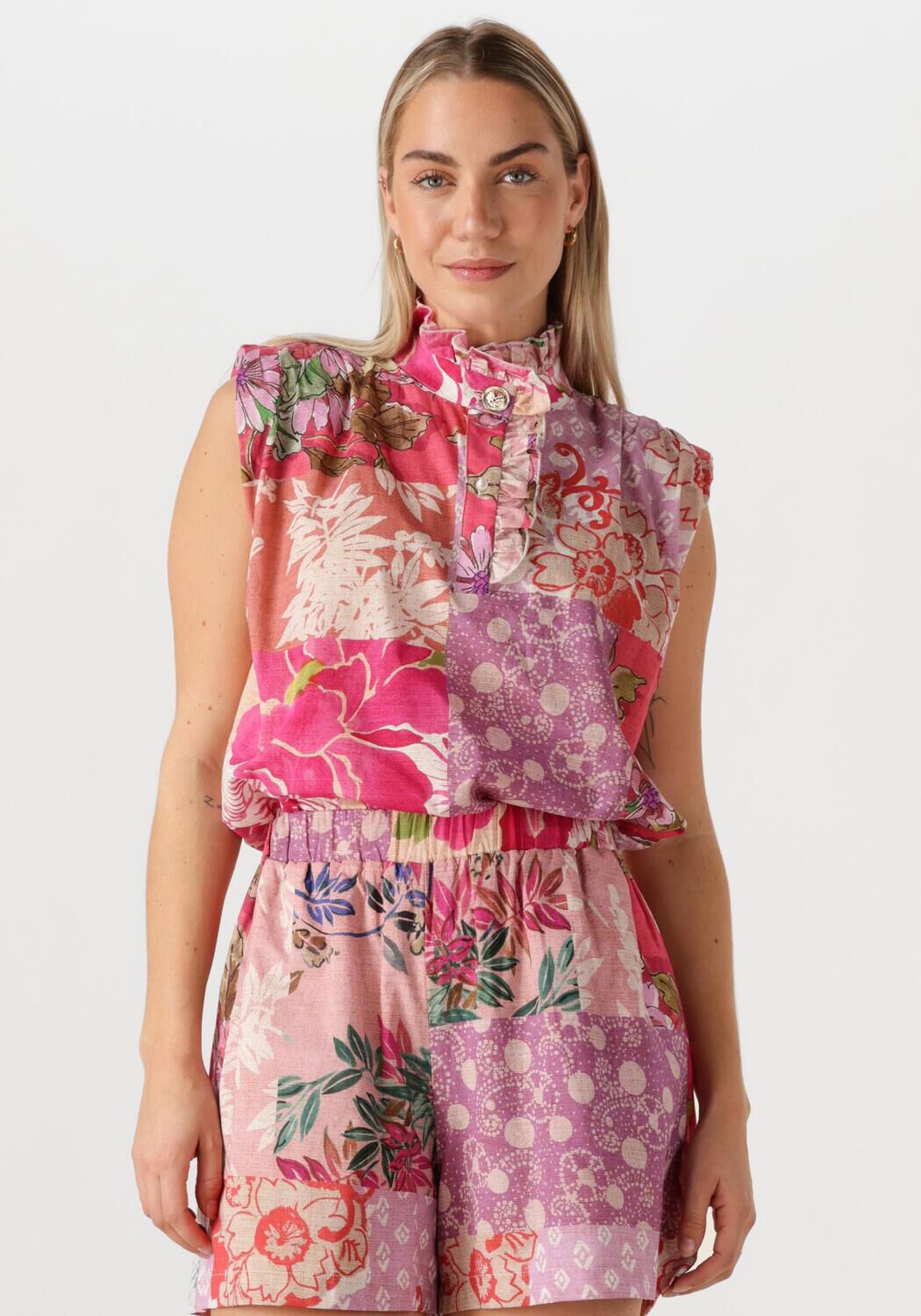 Amaya Amsterdam Blouse Dames Paige, Maat: L