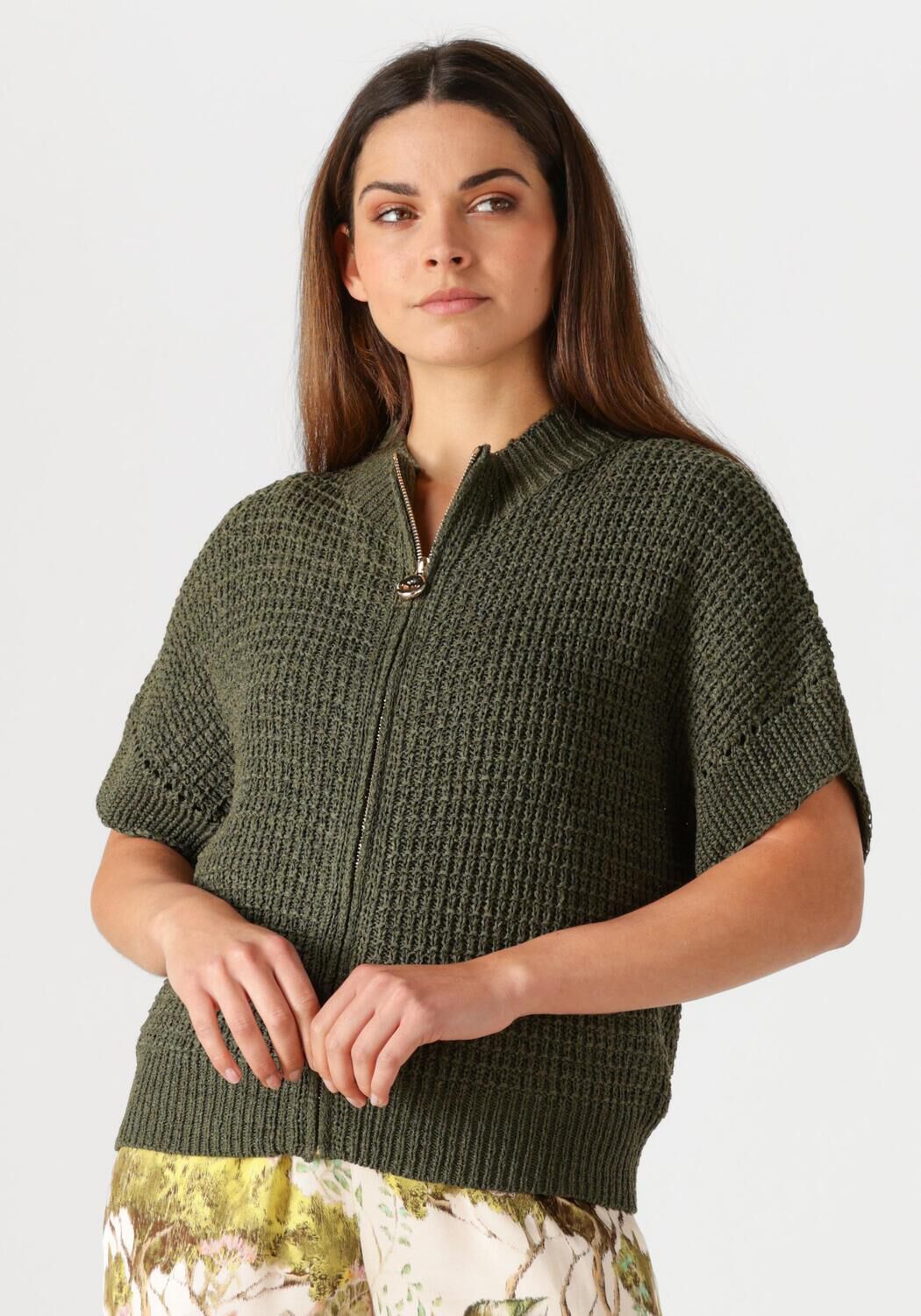 Caroline Biss Vest Dames 1242, Maat: 34, Kleur: Groen