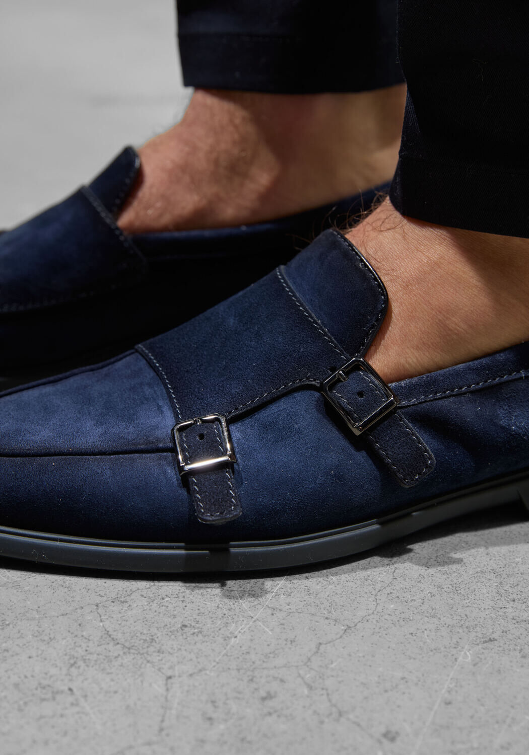 Blauwe SANTONI Loafers PURA - large