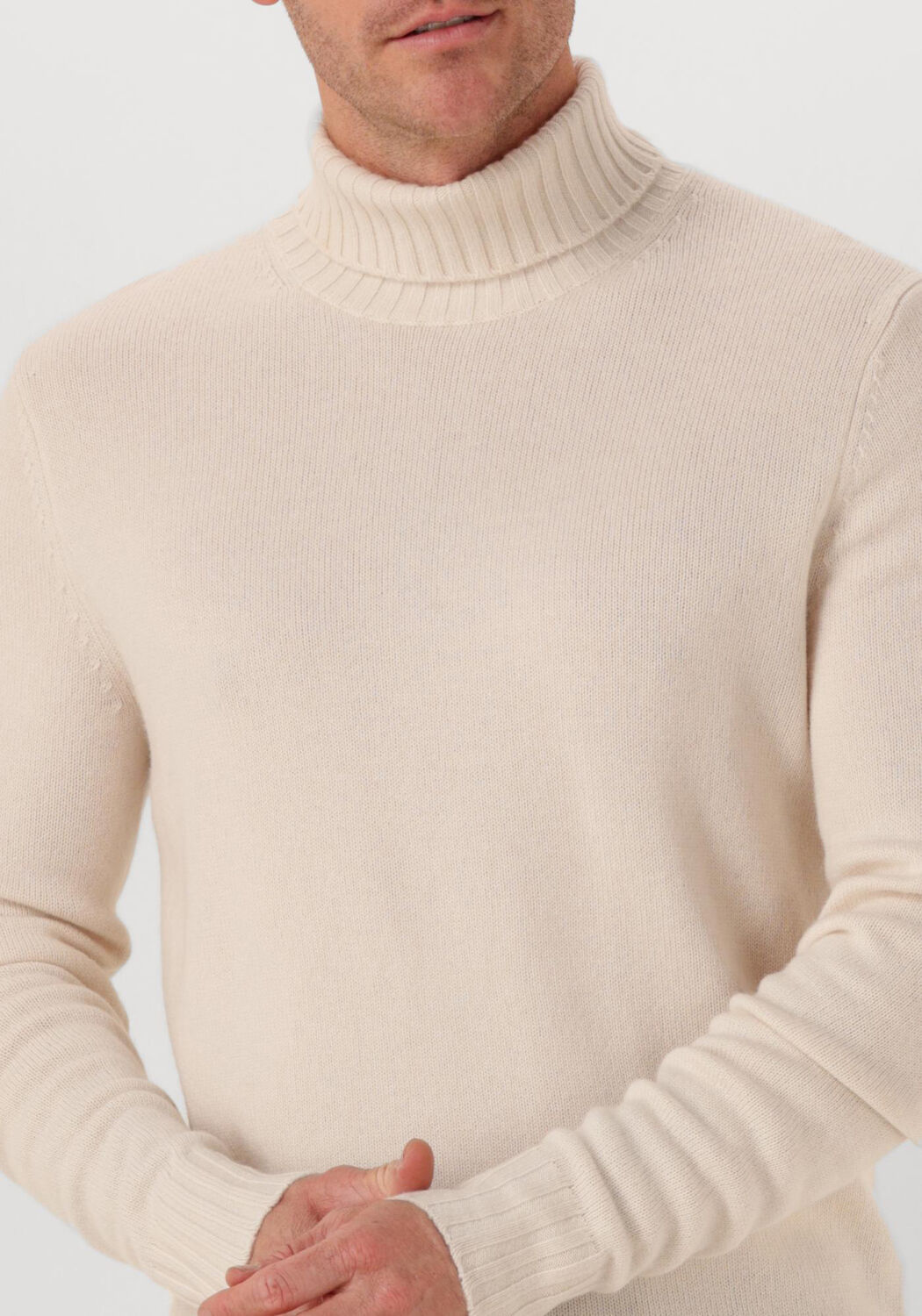 Creme LEURINK KNIT Coltrui TRANI COL - large