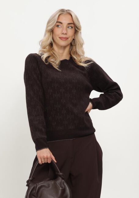 Bruine BRUUNS BAZAAR Truien/vesten CHALINABBELESA KNIT - large