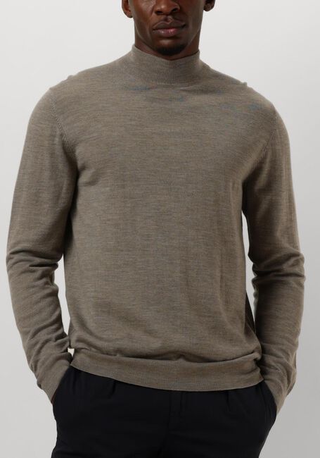 Groene PROFUOMO Trui PULLOVER MOCK - large