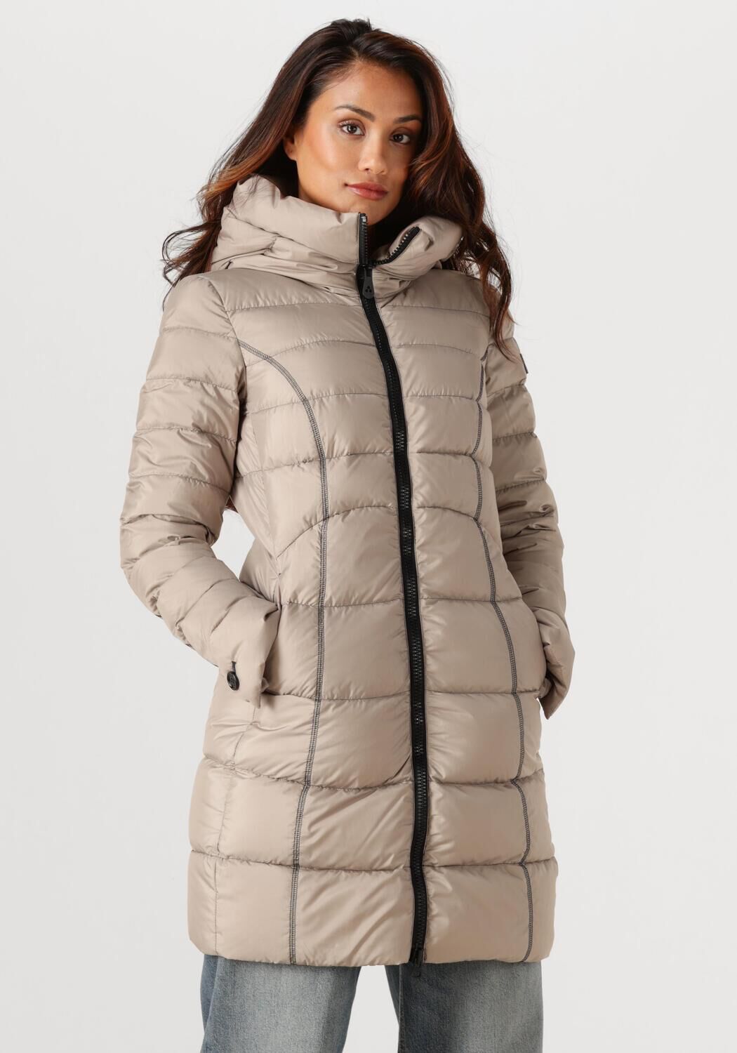 Peuterey Gewatteerde Jas Dames Levaria Mqn 02, Maat: 38, Kleur: Beige afbeelding 1