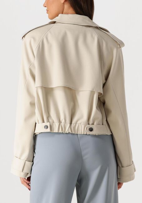 Beige GESTUZ Trenchcoats GZEDINA SHORT JACKET - large