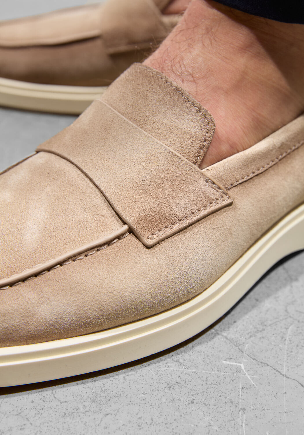 Taupe SANTONI Instappers REVOLVE - large