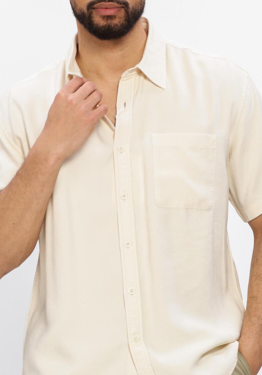 Ecru NN.07 Casual overhemd DEON SS 5027 - large