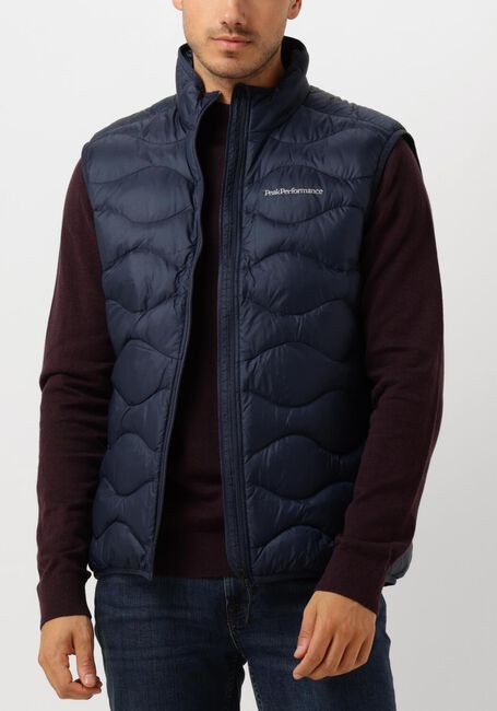 Donkerblauwe PEAK PERFORMANCE Bodywarmer M HELIUM DOWN VEST - large