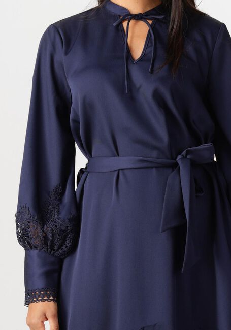 Donkerblauwe BRUUNS BAZAAR Mini jurk FELICIA DRESS - large