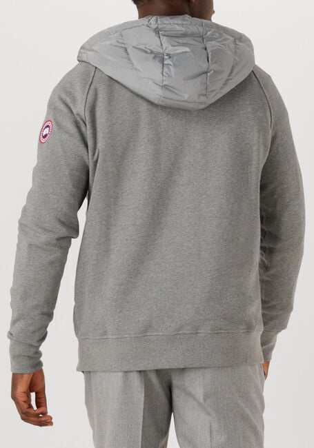 Grijze CANADA GOOSE Gewatteerde jas HYBRIDGE HURON FULL ZIP HOODY - large