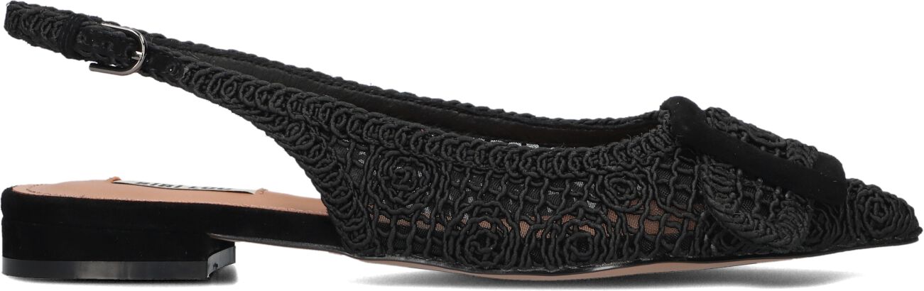 Bibi Lou Slingbacks Dames 650z61vk, Maat: 35, Materiaal: Textiel, Kleur: Zwart