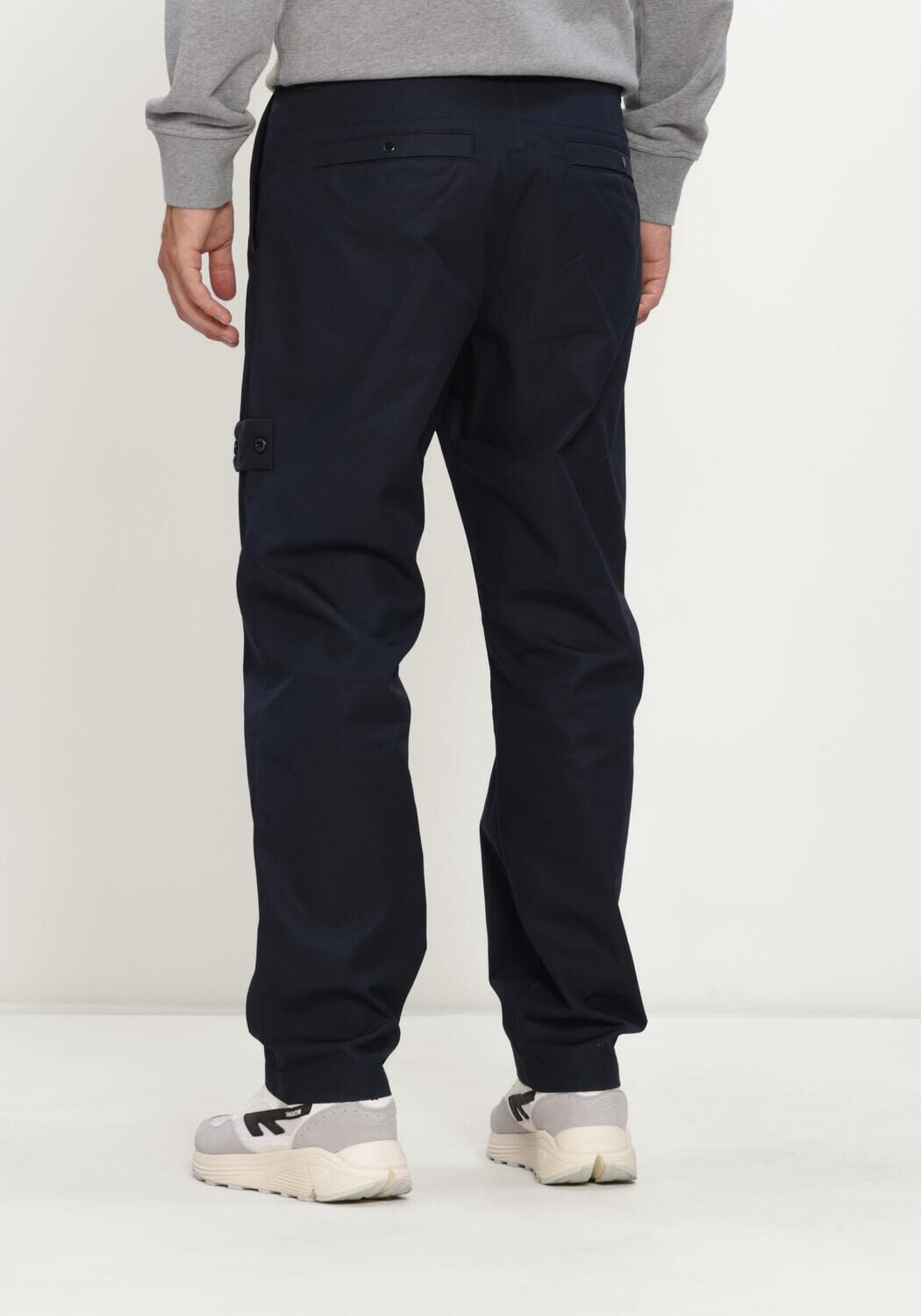 Donkerblauwe STONE ISLAND Lange broeken TROUSERS S0F01 - large