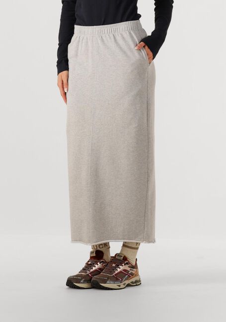 Grijze PENN & INK Maxirok SKIRT W25F1716 - large