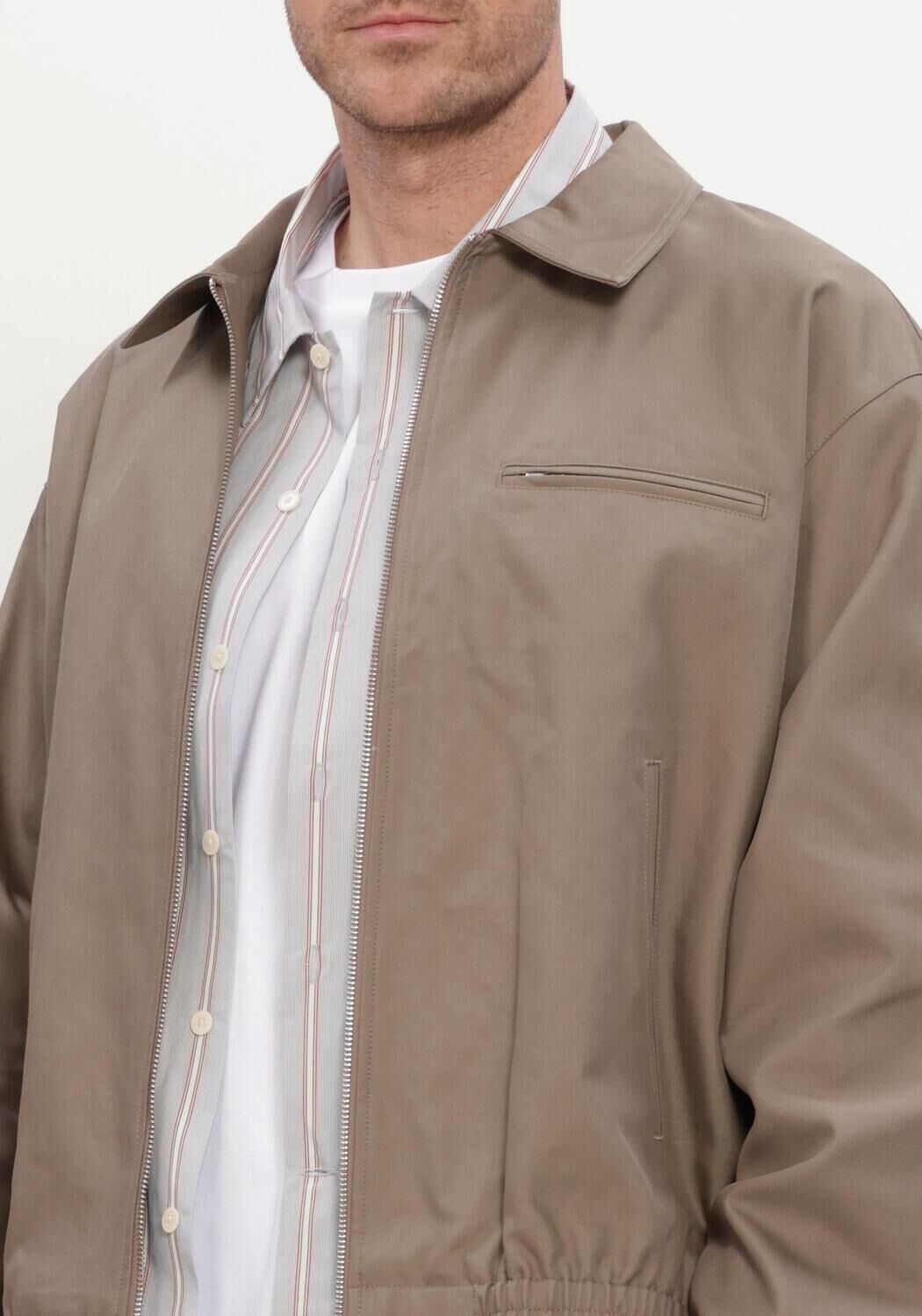 Beige NN.07 Jack GIDEON JACKET 80038 - large