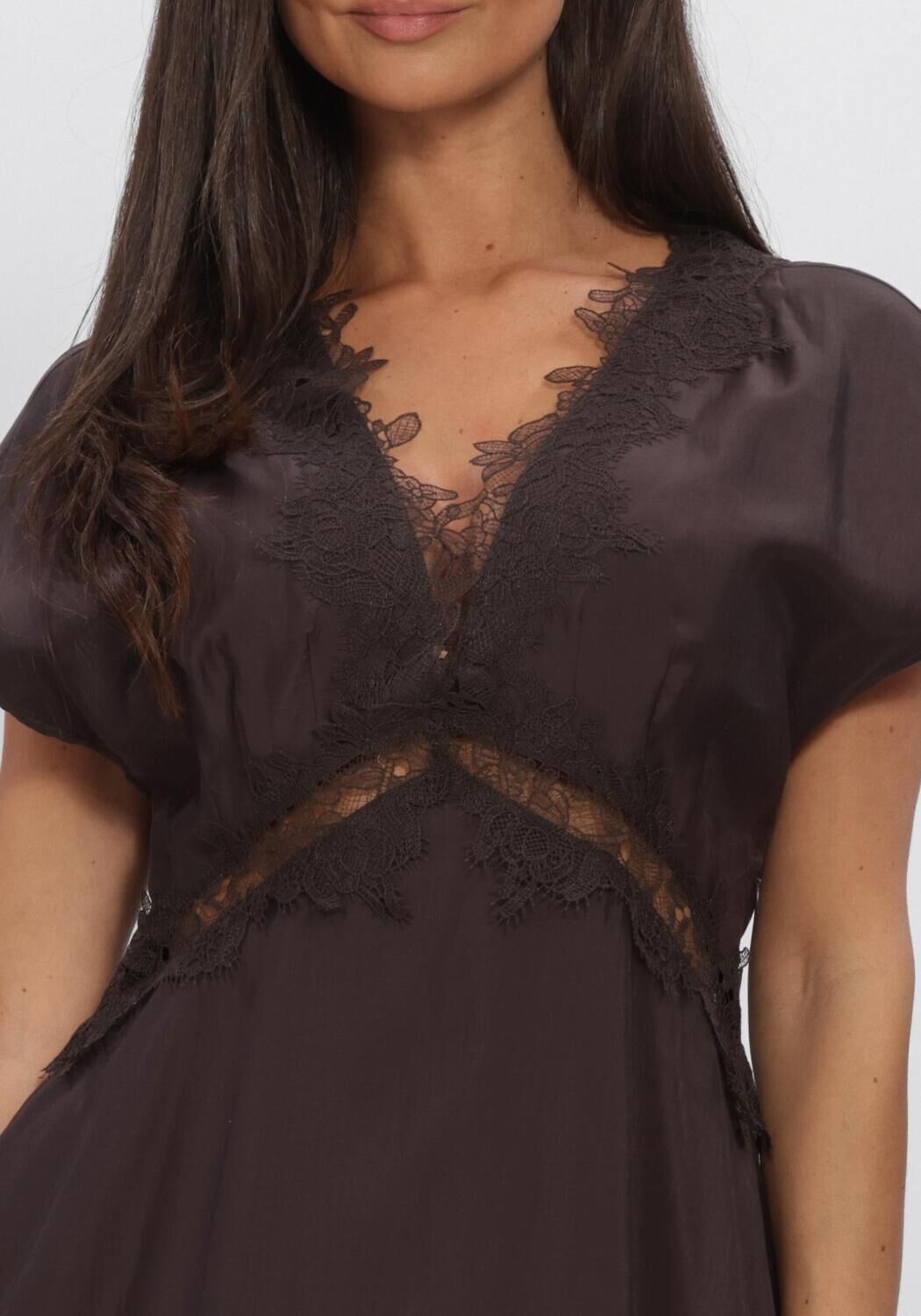 Bruine COPENHAGEN MUSE Midi jurk CMMOLLY-DRESS - large