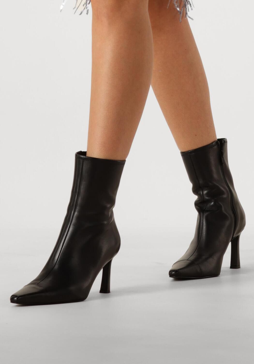 Zwarte STEFANO LAURAN Enkellaarsjes ALBA 1 - large