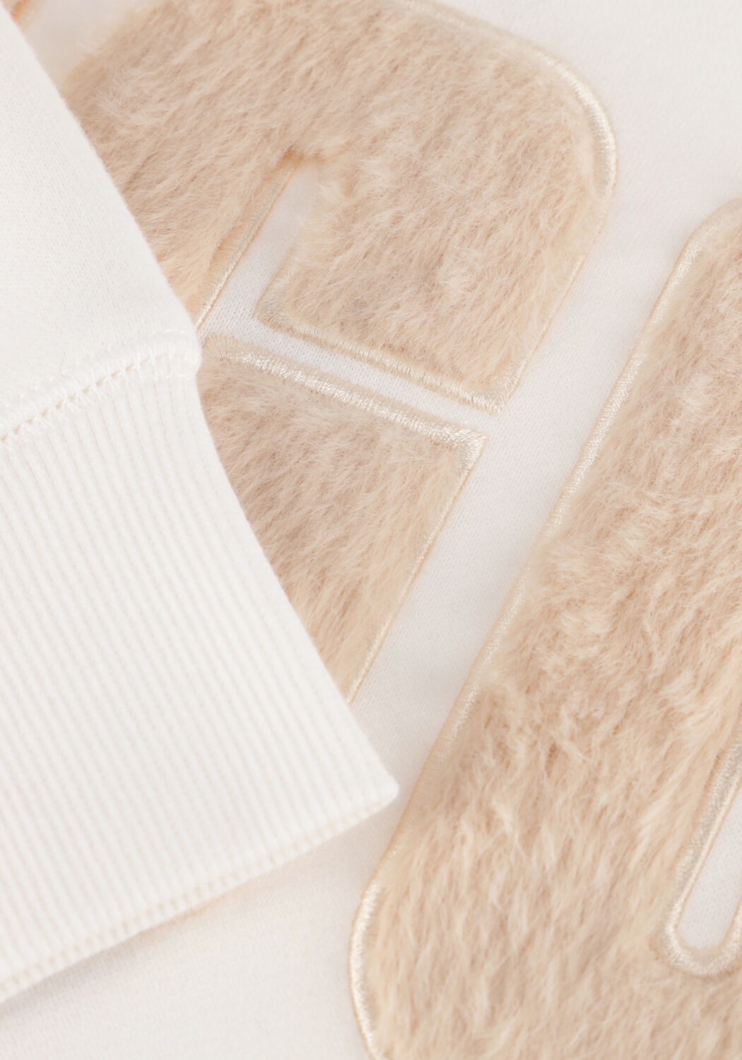 Zand UGG Sweater MADELINE FUZZY LOGO CREWNECK - large