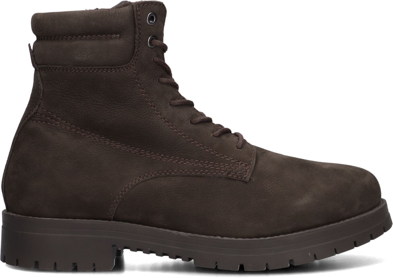 Stefano Lauran Veterboots Heren S3056, Maat: 41, Materiaal: Nubuck, Kleur: Bruin