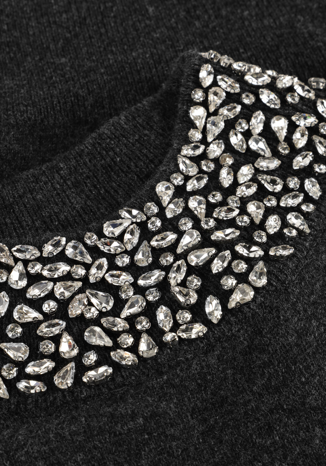 Donkergrijze GESTUZ Trui GZMANZI DECO WAISTCOAT - large