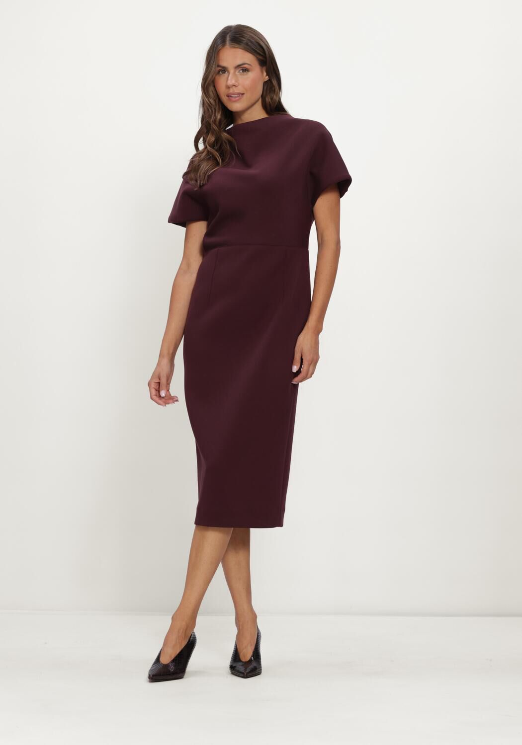 Bordeaux NATAN Jurken ROBE FUSEAU - large