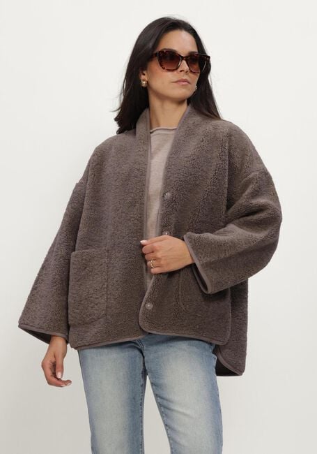 Bruine KNIT-TED Jassen JOKO JACKET - large
