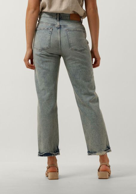 Lichtblauwe 7 FOR ALL MANKIND Bootcut jeans LOGAN STOVEPIPE FROST WITH FOLD UP HEM - large