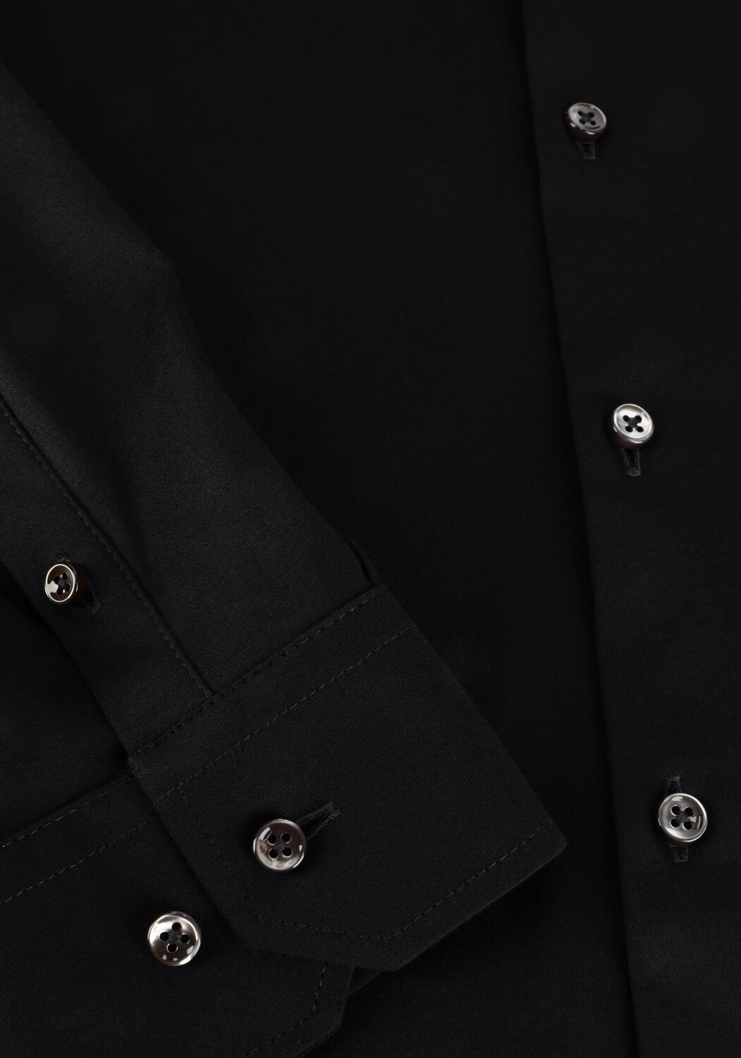 Zwarte DESOTO LUXURY Klassiek overhemd LUXURY HAI 1/1 - large