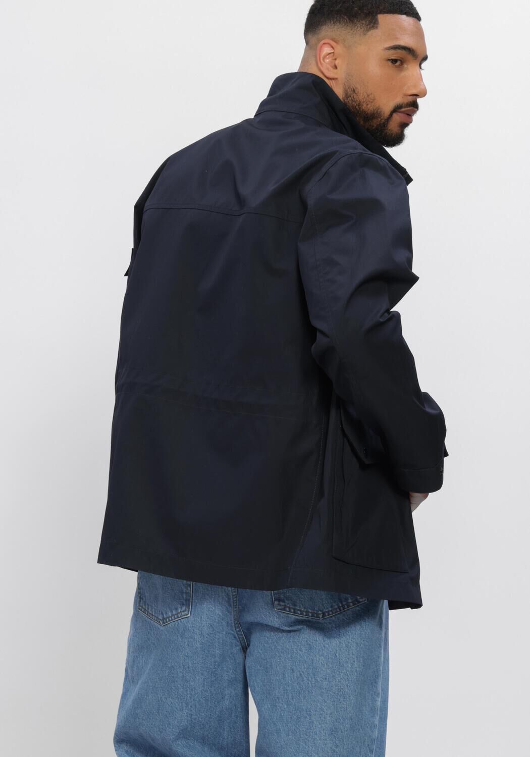 Donkerblauwe STONE ISLAND Jack FIELD JACKET S0F01 - large