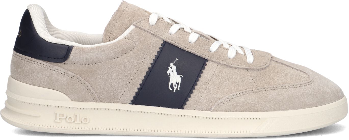 Ralph Lauren Lage Sneakers Heren Heritage Area, Maat: 48, Materiaal: Suède, Kleur: Beige