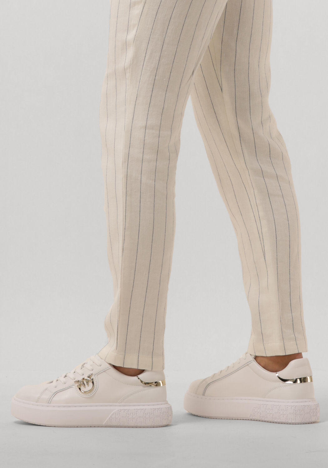 Witte PINKO Lage sneakers YOKO 1.0 SNEAKER - large