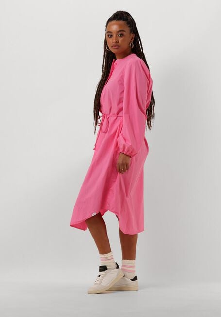 Rode PENN & INK Midi jurk DRESS MIDI - large