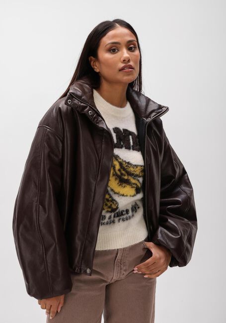 Bruine ANINE BING  CYRUS JACKET DEEP BROWN - large