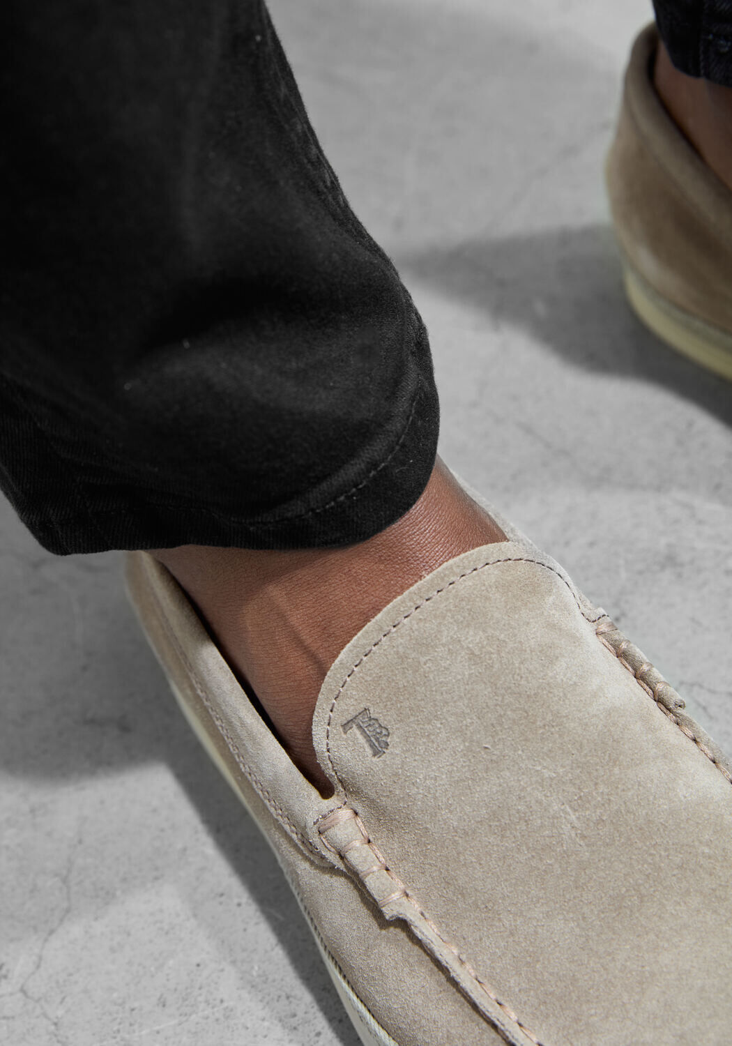 Taupe TOD'S Instappers XXM0TV0AJ30 - large