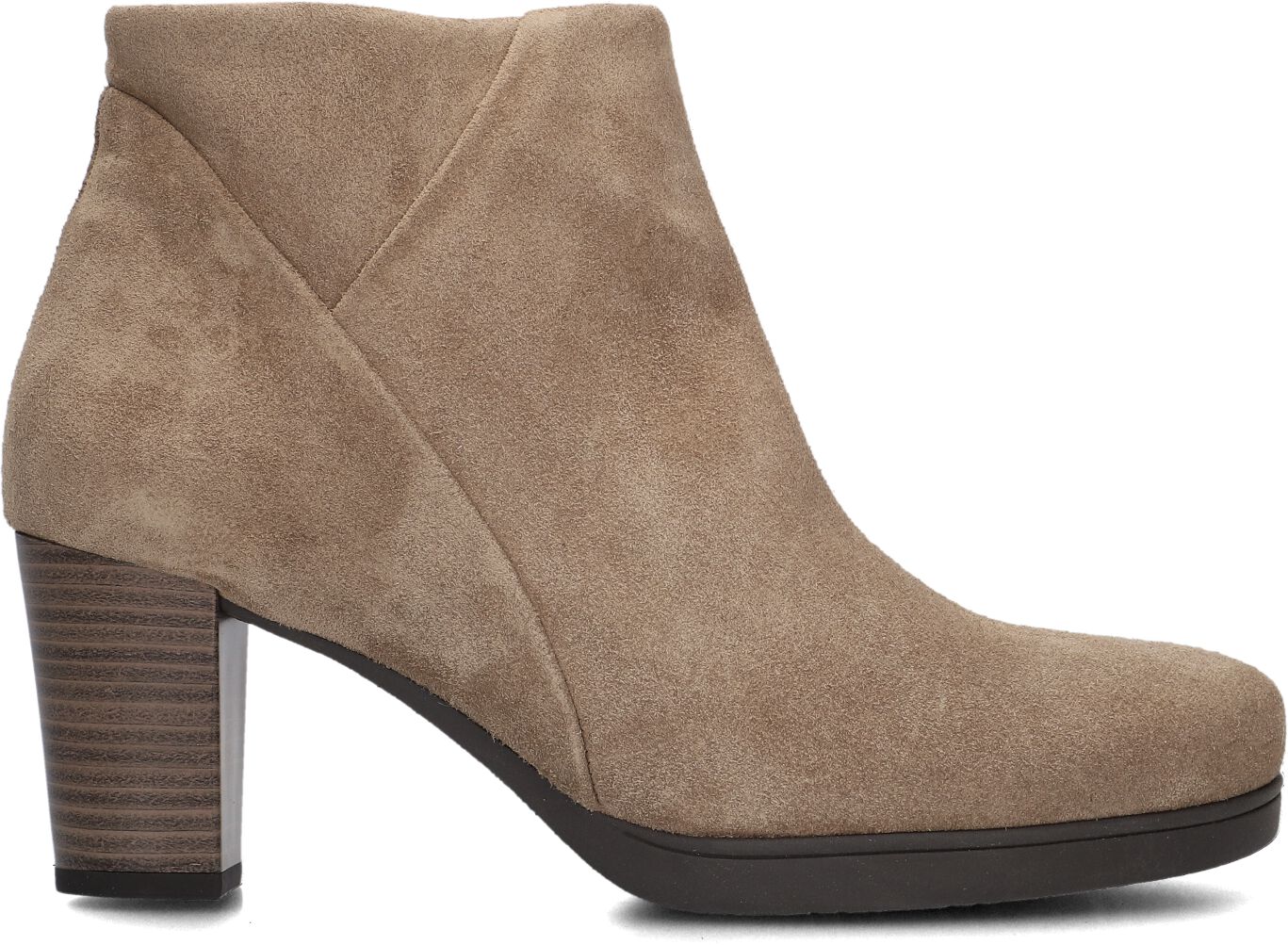Gabor Enkellaarsjes
Dames 861, Maat: 37, Materiaal: Suède, Kleur: Bruin