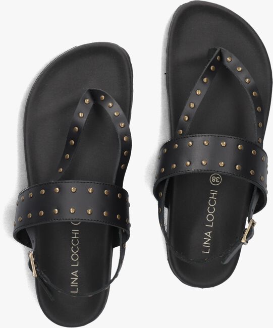 Zwarte LINA LOCCHI Sandalen LED TEENSLIP SANDAAL MET STUDS Zwarte LINA LOCCHI Sandalen LED TEENSLIP SANDAAL MET STUDS - large