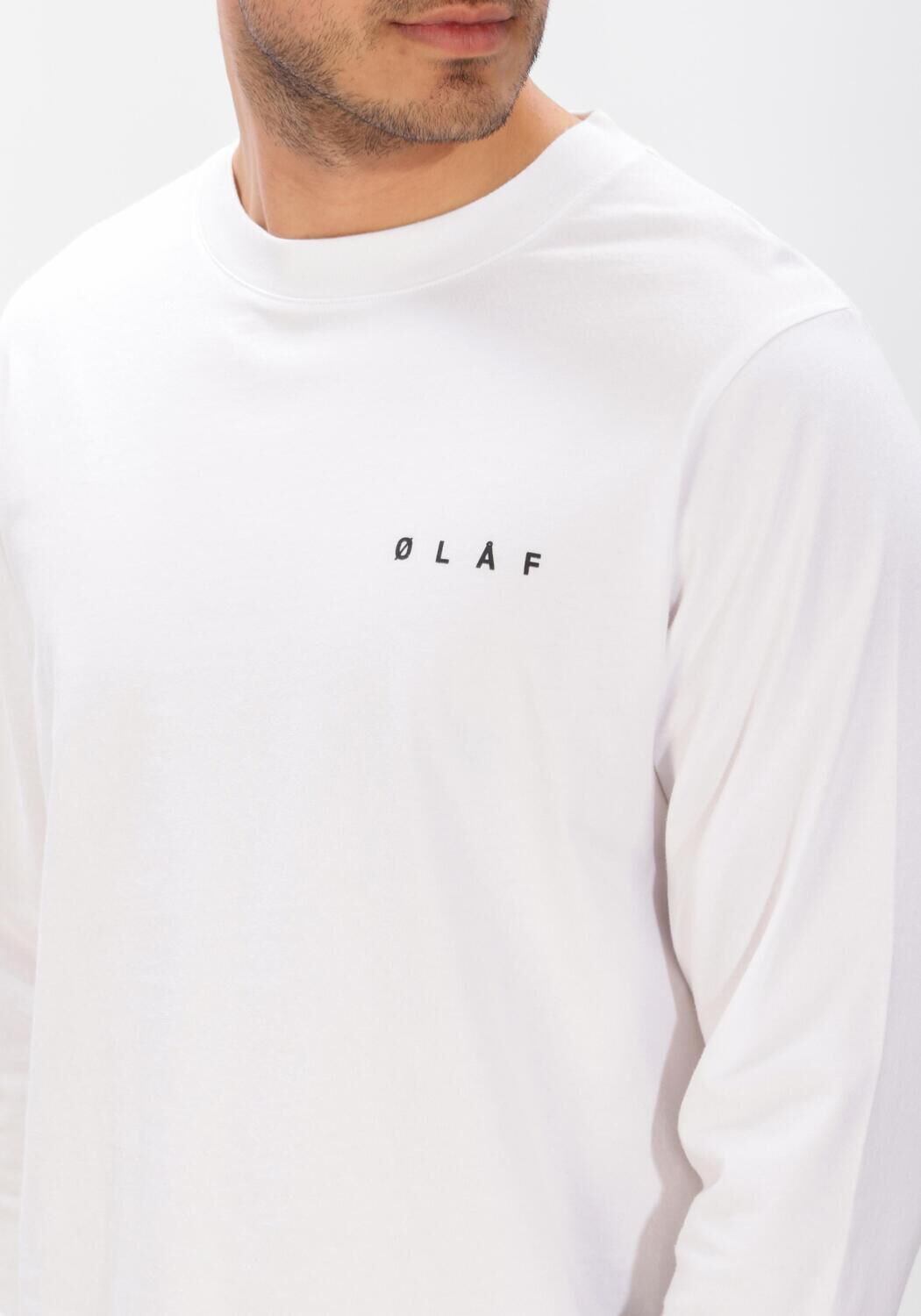 Witte OLAF HUSSEIN T-shirt TAPE PALETTE LS TEE - large