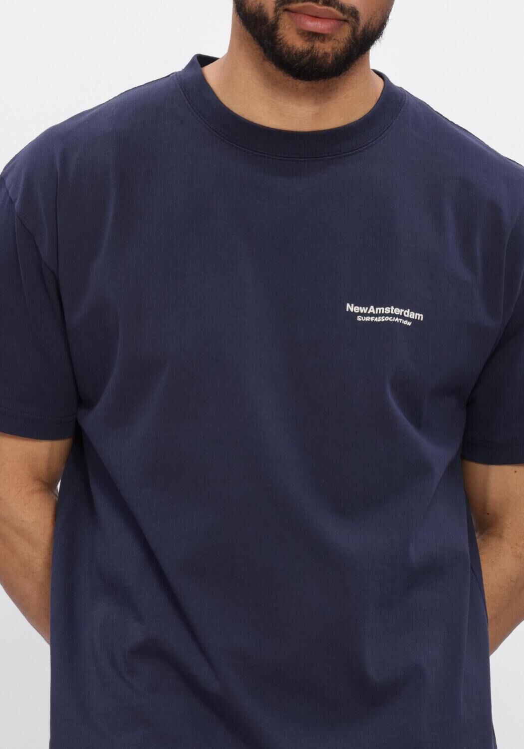 Donkerblauwe NEW AMSTERDAM SURF ASSOCIATION T-shirt PHOTO TEE - large