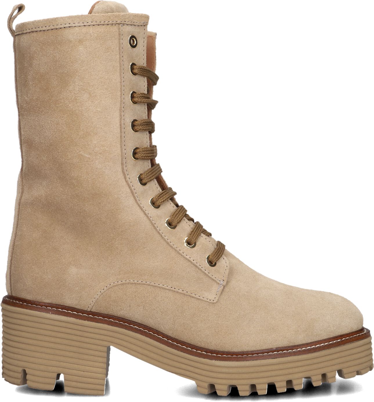Mace Veterboots Dames M1101, Maat: 39, Materiaal: Suède, Kleur: Beige