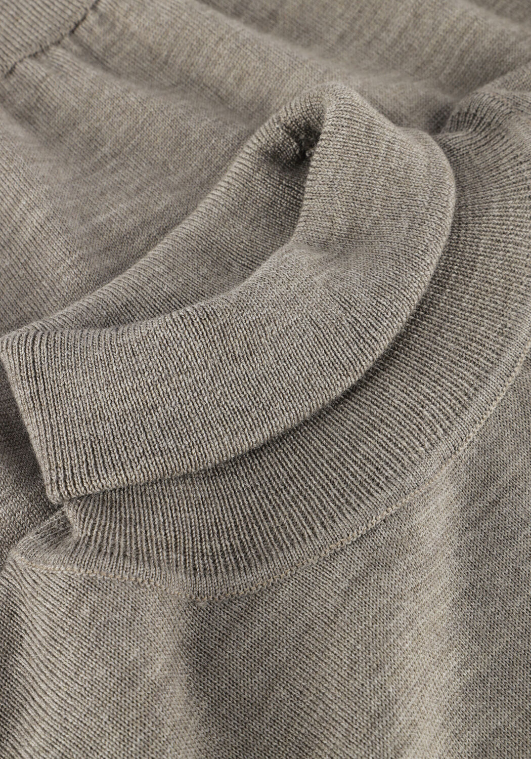 Taupe PROFUOMO Coltrui PULLOVER ROLL NECK - large