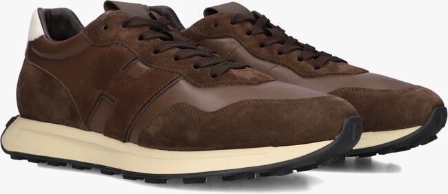 Bruine HOGAN Lage sneakers H601 ALLACCIATO H PATCH Bruine HOGAN Lage sneakers H601 ALLACCIATO H PATCH - large