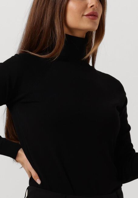 Zwarte SUMMUM Coltrui SWEATER TURTLE NECK BASIC KNIT (7S5529) - large