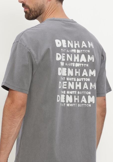 Grijze DENHAM T-shirt STAMP SS TEE - large