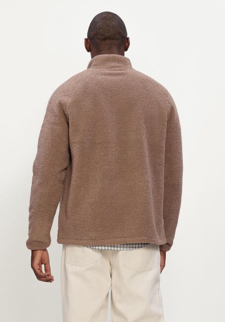 Camel LES DEUX Vest PATCH TEDDY JACKET - large
