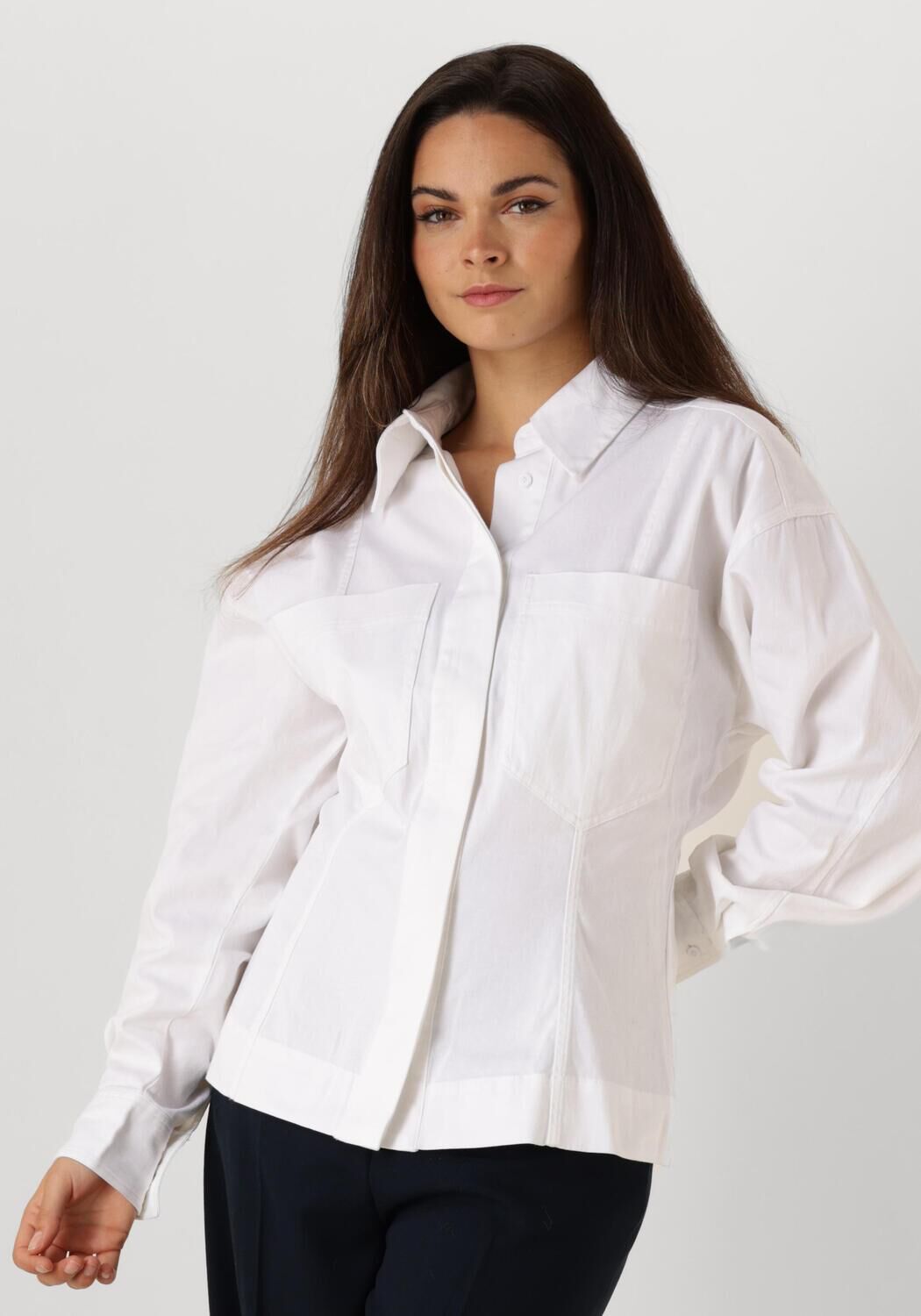 Copenhagen Muse Blouse Dames Cmcarmen-shirt, Maat: L, Kleur: Wit
