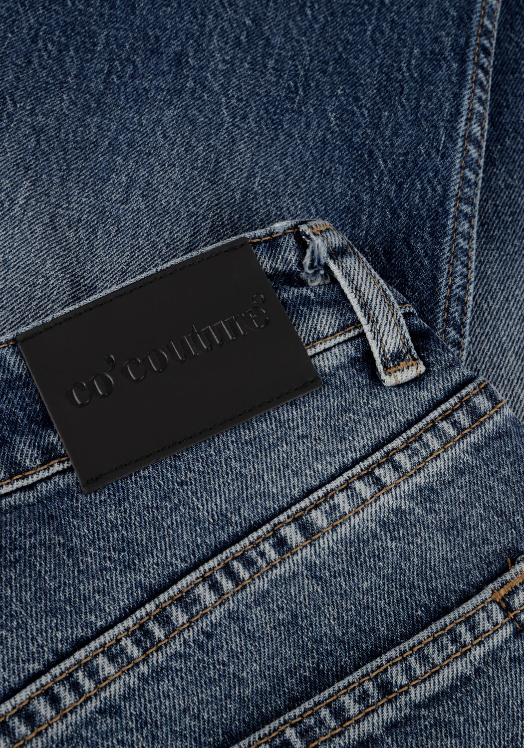 Blauwe CO'COUTURE Wide jeans FEMME HIP JEANS - large